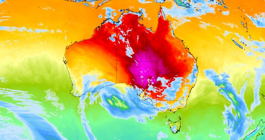 Destructive storms and record-challenging heat in Australia this week