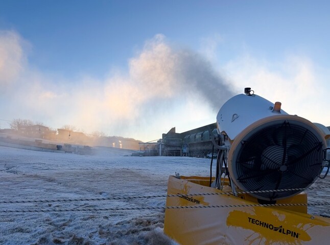 Image: Snowmaking on the morning of Thursday, May 21, 2026 at Perisher, NSW. Source: Perisher.com.au