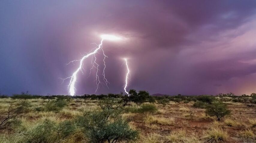 Image: There has been lots of lightning over WA during the last few days. Source: istock / Darren Creighton.
