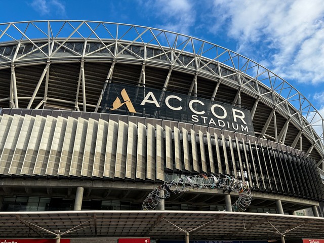 Image: Sydney's Accor Stadium awaits the Newcastle Knights and Sydney Roosters and 80,000 fans. Source: iStock/ai_yoshi