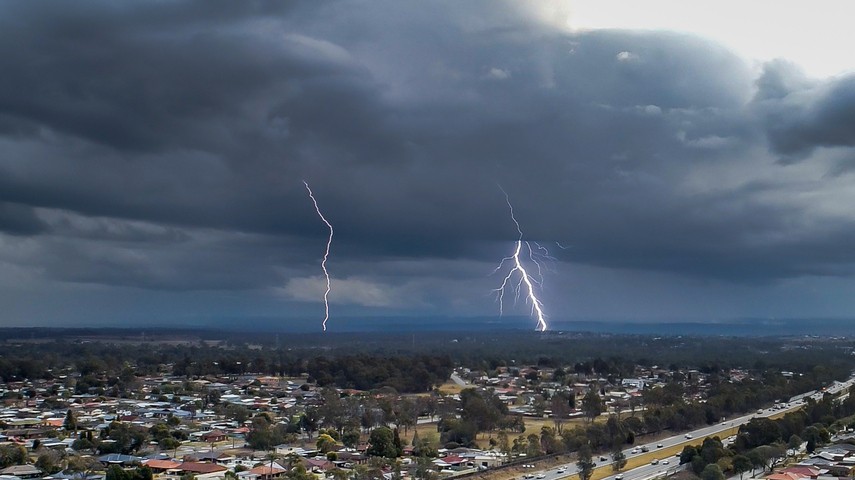 Image: Thunderstorm over Sydney. Source: iStock / Franklin Konaraki.