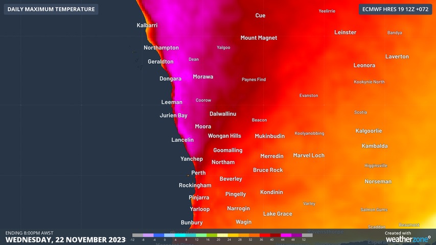 Perth could break records in late spring heatwave